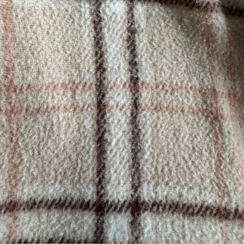 Polagram Plaid Colorblock Patchwork Button-Up Shi… - image 13